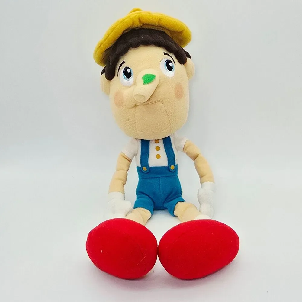 Shrek The Third Pinocchio Plush Rare Stuffed Toy Dreamworks Leaf Nose